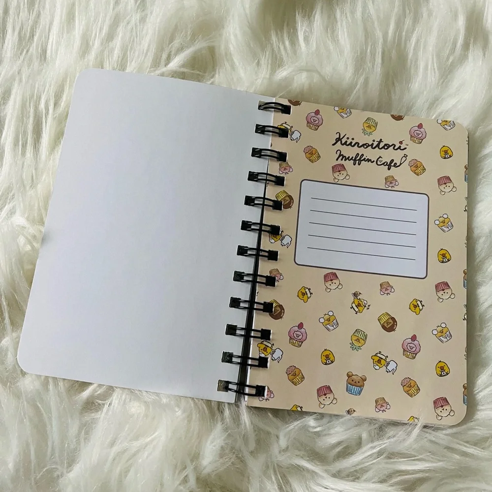 *NWOT* Kiiroitori Muffin Cafe Planner - Yellow